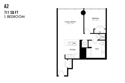 Apex A2 1 Bedroom